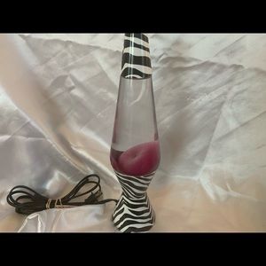 Zebra Print Lava Lamp